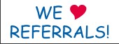 WE LOVE REFERRALS (Two-Color)