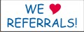 WE LOVE REFERRALS (Two-Color)