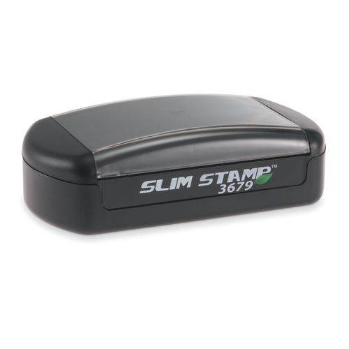 Slim 3679 Pre-Inked Pocket Stamp  Rectangular